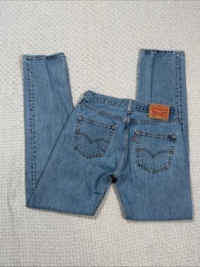 Mens Levi’s 501 Jeans The Original Button Fly Straight Leg 2021 Size 29x 34